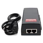 Picture of 60W POE Power Injector (IEEE802.3af/IEEE802.3at 57v 60W max,10/100Base-T and 10/100/1000Base-T )
