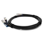 Picture of Arista Networks® CAB-Q-Q-100G-2-5M to Mellanox® MCP1600-C02A Compatible TAA 100GBase-CU QSFP28 to 2xQSFP28 Direct Attach Cable (Passive Twinax, 2.5m)