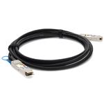 Picture of Cisco® QSFP-100G-CU3M to Arista Networks® CAB-Q-Q-100G-3M Compatible TAA Compliant 100GBase-CU QSFP28 to QSFP28 Direct Attach Cable (Passive Twinax, 3m)