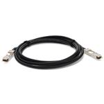 Picture of Cisco® QSFP-100G-CU3M to Arista Networks® CAB-Q-Q-100G-3M Compatible TAA Compliant 100GBase-CU QSFP28 to QSFP28 Direct Attach Cable (Passive Twinax, 3m)