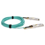 Picture of Juniper Networks® to Fortinet® Compatible TAA 100GBase-AOC QSFP28 to QSFP28 Active Optical Cable (850nm, MMF, 4m)