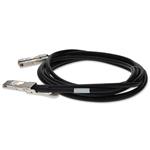 Picture of Cisco® QDD-400G-CU1-5M to Mellanox® MCP7H60-W001AR30 Compatible TAA 400GBase-CU QSFP-DD 400G to 2xQSFP56 200G PAM-4 Direct Attach Cable (Passive Twinax, 1m)