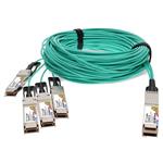 Picture of Cisco® to Mellanox® Compatible TAA 400GBase-AOC QSFP-DD 400G to 4xQSFP56 100G PAM-4 Active Optical Cable (850nm, MMF, 1.5m)