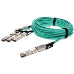 Picture of Cisco® to Mellanox® Compatible TAA 400GBase-AOC QSFP-DD 400G to 4xQSFP56 100G PAM-4 Active Optical Cable (850nm, MMF, 10m)