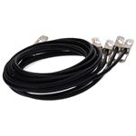 Picture of Cisco® QDD-400G-CU1M to Mellanox® MCP7F60-W001R30 Compatible TAA 400GBase-CU QSFP-DD 400G to 4xQSFP56 100G PAM-4 Direct Attach Cable (Passive Twinax, 1m)