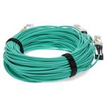 Picture of Juniper Networks® to Mellanox® Compatible TAA 400GBase-AOC QSFP-DD 400G to 4xQSFP56 100G PAM-4 Active Optical Cable (850nm, MMF, 3m)