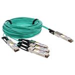 Picture of Mutiple OEM to Mellanox® MC220731V-005 Compatible TAA Compliant 400GBase-AOC QSFP-DD to 4xQSFP56 PAM-4 Active Optical Cable (850nm, MMF, 5m) CMIS 3.0