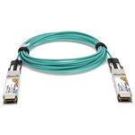 Picture of Brocade® (Formerly) 40G-QSFP-QSFP-AOC-7M to Calix® Compatible TAA 40GBase-AOC QSFP+ to QSFP+ Direct Attach Cable (850nm, MMF, 7m)