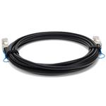 Picture of Cisco® QSFP-H40G-CU3M to Juniper Networks® JNP-QSFP-DAC-3M Compatible TAA Compliant 40GBase-CU QSFP+ to QSFP+ Direct Attach Cable (Passive Twinax, 3m)