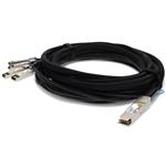 Picture of Cisco® QSFP-4SFP10G-CU5M to IBM® 90Y9433 Compatible TAA Compliant 40GBase-CU QSFP+ to 4xSFP+ Direct Attach Cable (Passive Twinax, 5m)