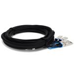Picture of Cisco® QSFP-4SFP10G-CU5M to IBM® 90Y9433 Compatible TAA Compliant 40GBase-CU QSFP+ to 4xSFP+ Direct Attach Cable (Passive Twinax, 5m)
