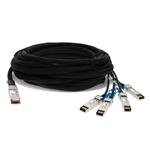 Picture of Extreme Networks® 10322-7MA to HP® 487658-B21-ACT Compatible TAA Compliant 40GBase-CU QSFP+ to 4xSFP+ Direct Attach Cable (Active Twinax, 7m)