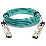 Picture of Juniper Networks® JNP-40G-AOC-20M to Intel® CBL2-1002001-3 Compatible TAA Compliant 40GBase-AOC QSFP+ to QSFP+ Active Optical Cable (850nm, MMF, 20m)