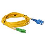 Picture of 2m SC to ALC Yellow OS2 Duplex OFNR (Riser-Rated) SMF Fiber Patch Cable