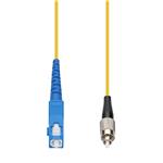 Picture of 0.5m SC to FC Yellow OS2 Simplex LSZH SMF Fiber Patch Cable
