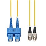 Picture of 10m SC to FC Yellow OS2 Duplex LSZH SMF Fiber Patch Cable