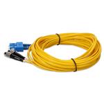 Picture of 10m SC to FC Yellow OS2 Duplex OFNR (Riser-Rated) SMF Fiber Patch Cable