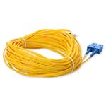 Picture of 12m SC to FC Yellow OS2 Duplex OFNR (Riser-Rated) SMF Fiber Patch Cable