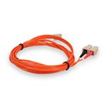 Picture of 10m SC to LC Orange OM2 Duplex OFNR (Riser-Rated) Fiber Patch Cable
