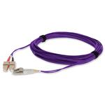 Picture of 10m SC to LC Purple OM4 Duplex OFNR (Riser-Rated) Fiber Patch Cable