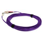 Picture of 10m SC to LC Purple OM4 Duplex OFNR (Riser-Rated) Fiber Patch Cable