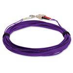 Picture of 10m SC to LC Purple OM4 Duplex OFNR (Riser-Rated) Fiber Patch Cable