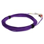 Picture of 10m SC to LC Purple OM4 Duplex OFNR (Riser-Rated) Fiber Patch Cable
