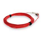 Picture of 10m SC to LC Red OM4 Duplex OFNR (Riser-Rated) TAA Fiber Patch Cable