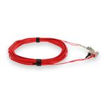Picture of 10m SC to LC Red OM4 Duplex OFNR (Riser-Rated) TAA Fiber Patch Cable
