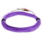 Picture of 10m SC to LC Violet OM4 Duplex OFNR (Riser-Rated) TAA Fiber Patch Cable