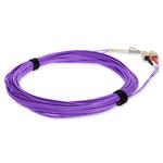 Picture of 10m SC to LC Violet OM4 Duplex OFNR (Riser-Rated) TAA Fiber Patch Cable