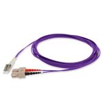 Picture of 10m SC to LC Purple OM1 Duplex OFNR (Riser-Rated) MMF Fiber Patch Cable