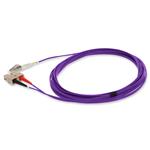 Picture of 10m SC to LC Purple OM1 Duplex OFNR (Riser-Rated) MMF Fiber Patch Cable