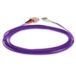 Picture of 10m SC to LC Purple OM1 Duplex OFNR (Riser-Rated) MMF Fiber Patch Cable