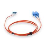 Picture of 10m SC to LC Orange OS2 Duplex OFNR (Riser-Rated) SMF Fiber Patch Cable