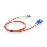 Picture of 10m SC to LC Orange OS2 Duplex OFNR (Riser-Rated) SMF Fiber Patch Cable