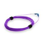 Picture of 10m SC to LC Purple OS2 Simplex OFNR (Riser-Rated) SMF Fiber Patch Cable