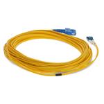 Picture of 12m SC to LC Yellow OS2 Duplex OFNR (Riser-Rated) TAA SMF Fiber Patch Cable