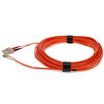 Picture of 15m SC to LC Orange OM2 Duplex OFNR (Riser-Rated) Fiber Patch Cable