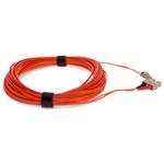 Picture of 15m SC to LC Orange OM2 Duplex OFNR (Riser-Rated) Fiber Patch Cable