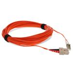 Picture of 15m SC to LC Orange OM2 Duplex OFNR (Riser-Rated) Fiber Patch Cable