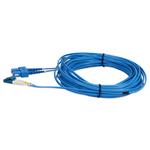Picture of 15m SC to LC Blue OS2 Duplex OFNR (Riser-Rated) TAA SMF Fiber Patch Cable