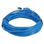 Picture of 15m SC to LC Blue OS2 Duplex OFNR (Riser-Rated) TAA SMF Fiber Patch Cable