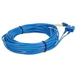 Picture of 15m SC to LC Blue OS2 Duplex OFNR (Riser-Rated) TAA SMF Fiber Patch Cable