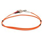 Picture of 1m SC to LC Orange OM4 Duplex OFNP (Plenum-Rated) Fiber Patch Cable