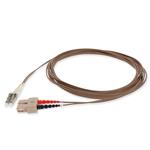 Picture of 1m SC to LC Brown OM1 Duplex OFNR (Riser-Rated) MMF Fiber Patch Cable