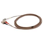 Picture of 1m SC to LC Brown OM1 Duplex OFNR (Riser-Rated) MMF Fiber Patch Cable