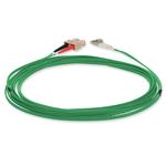 Picture of 1m SC to LC Green OM1 Duplex OFNR (Riser-Rated) MMF Fiber Patch Cable