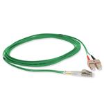 Picture of 1m SC to LC Green OM1 Duplex OFNR (Riser-Rated) MMF Fiber Patch Cable