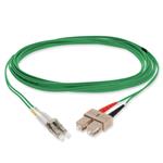 Picture of 1m SC to LC Green OM1 Duplex OFNR (Riser-Rated) MMF Fiber Patch Cable